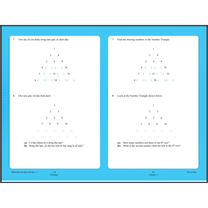 Sách: Đánh Thức Tài Năng Toán Học 2&3 - Á Châu Books (bộ 2 cuốn, 8-10 tuổi)