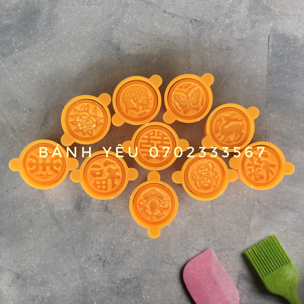 Set 10 Khuôn bánh in/ bánh đậu xanh nhỏ