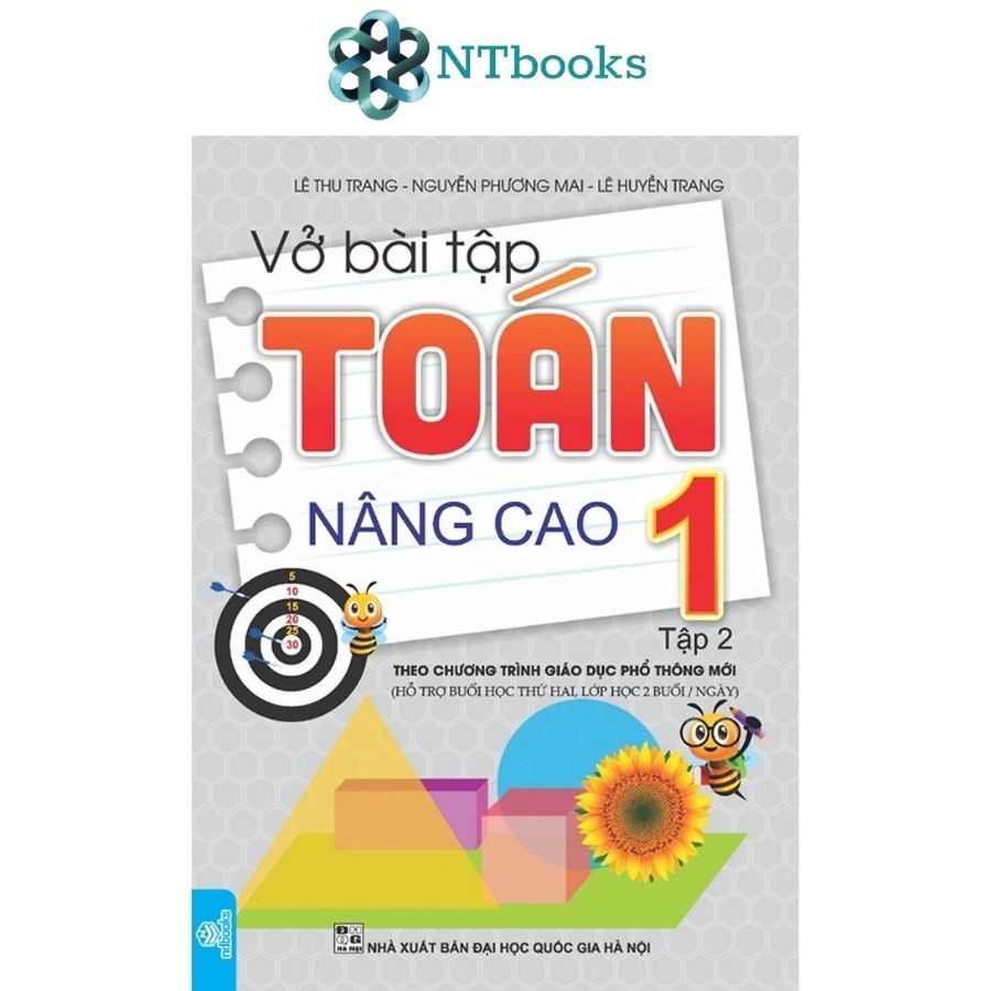 Sách Vở bài tập Toán nâng cao Lớp 1 Tập 1 + Tập 2