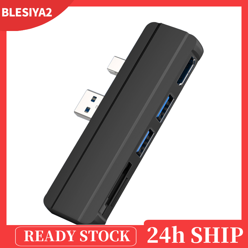 (Hàng Mới Về) Đầu Đọc Thẻ Tf 5 Trong 1 Usb Hub Cho Máy Surface Pro 3 Laptop | BigBuy360 - bigbuy360.vn