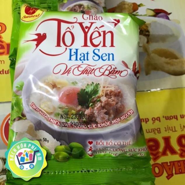 Cháo Tổ Yến Hạt Sen vị Thịt Bằm