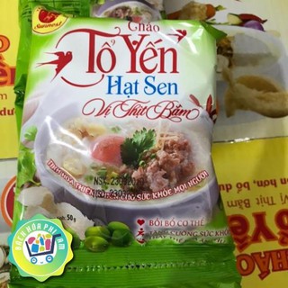 Cháo Tổ Yến Hạt Sen vị Thịt Bằm