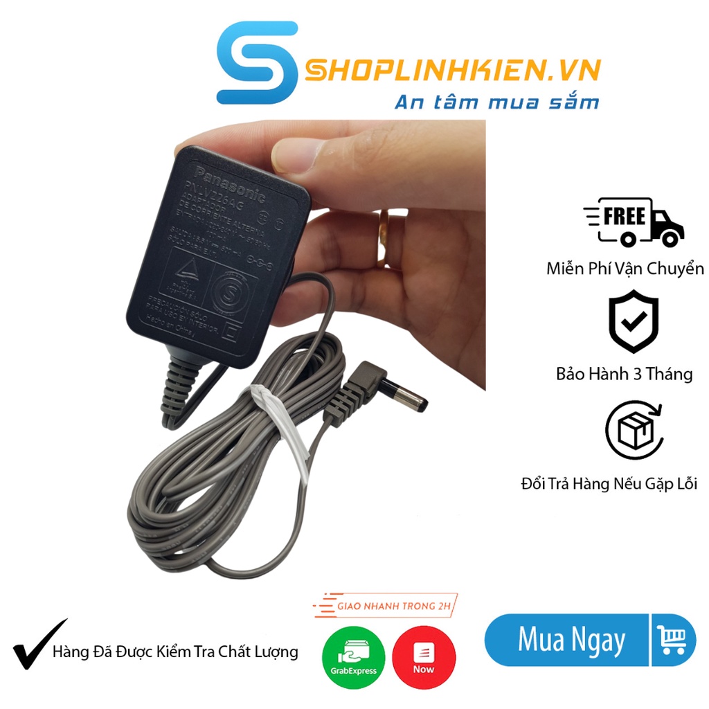 Nguồn cho máy Panasonic 5.5V500mA PNLV226AG chân AU chuyên dụng cho máy bàn- ShopLinhKienM2M