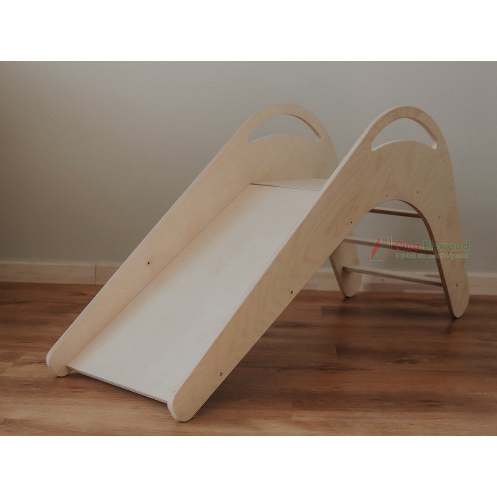 Cầu trượt gỗ cho bé- đồ chơi vận động, chất liệu gỗ plywood an toàn cho bé, đạt chuẩn Châu Âu, thương hiệu Vinaplywood