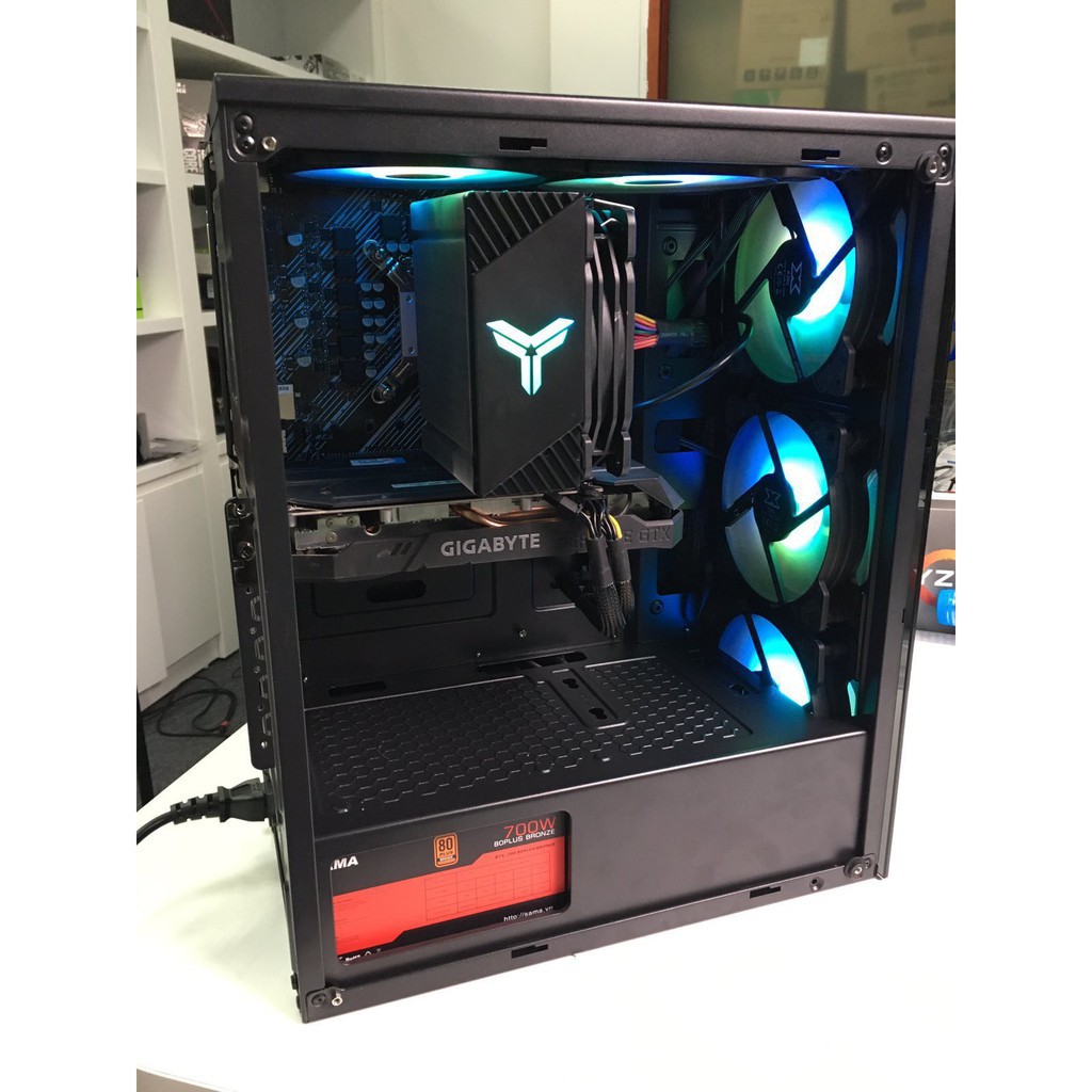 Vỏ Case Gaming Start- GA-3 fan đẹp (398 x 195 x 326 mm)