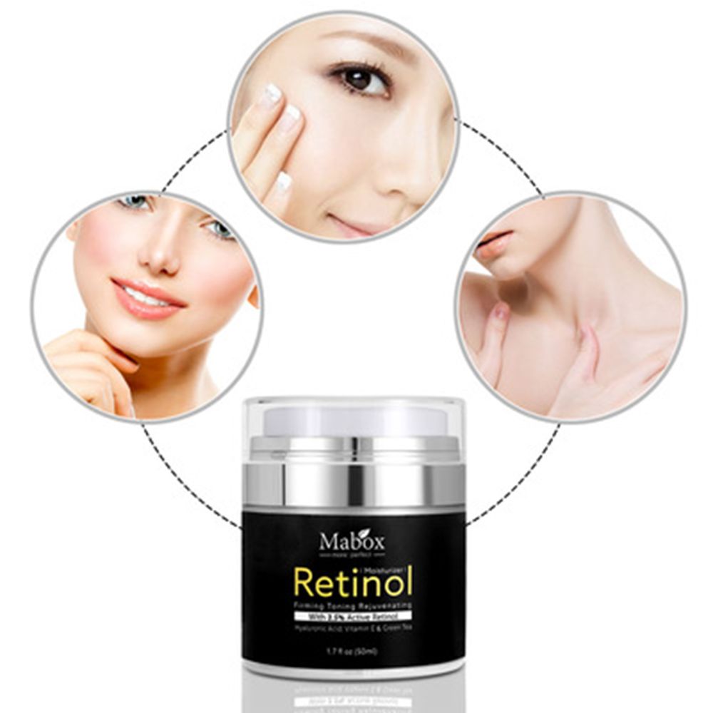 MABOX (Hàng Mới Về) Kem Dưỡng Da Mặt Ban Đêm Hyaluronic Acid Vitamin E Retinol / Nhiều Màu Thương Hiệu Anemone