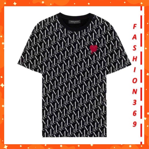 Áo Phông MIKENCO Monogram T-shirt Cotton kiểu dáng unisex - Hot trend 2022