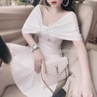 Đầm hồng tiểu thư