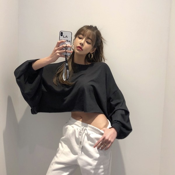 Áo croptop tay phồng -croptop nữ Juka Shop | BigBuy360 - bigbuy360.vn