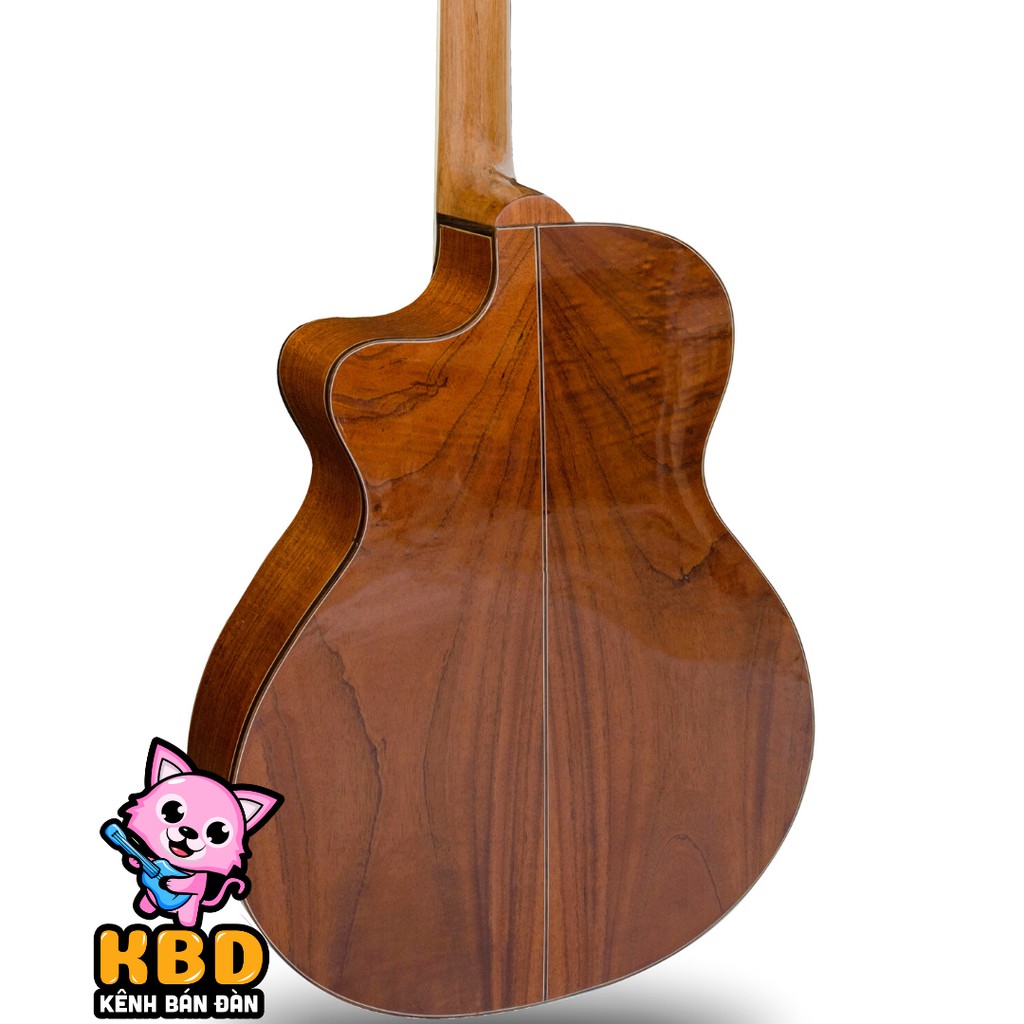 Đàn Guitar Acoustic gỗ Mahogany nguyên tấm tặng kèm bao da 3 lớp , pick gảy , dây sơ cua .