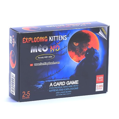 Bài Mèo nổ Exploding Kittens Việt hóa