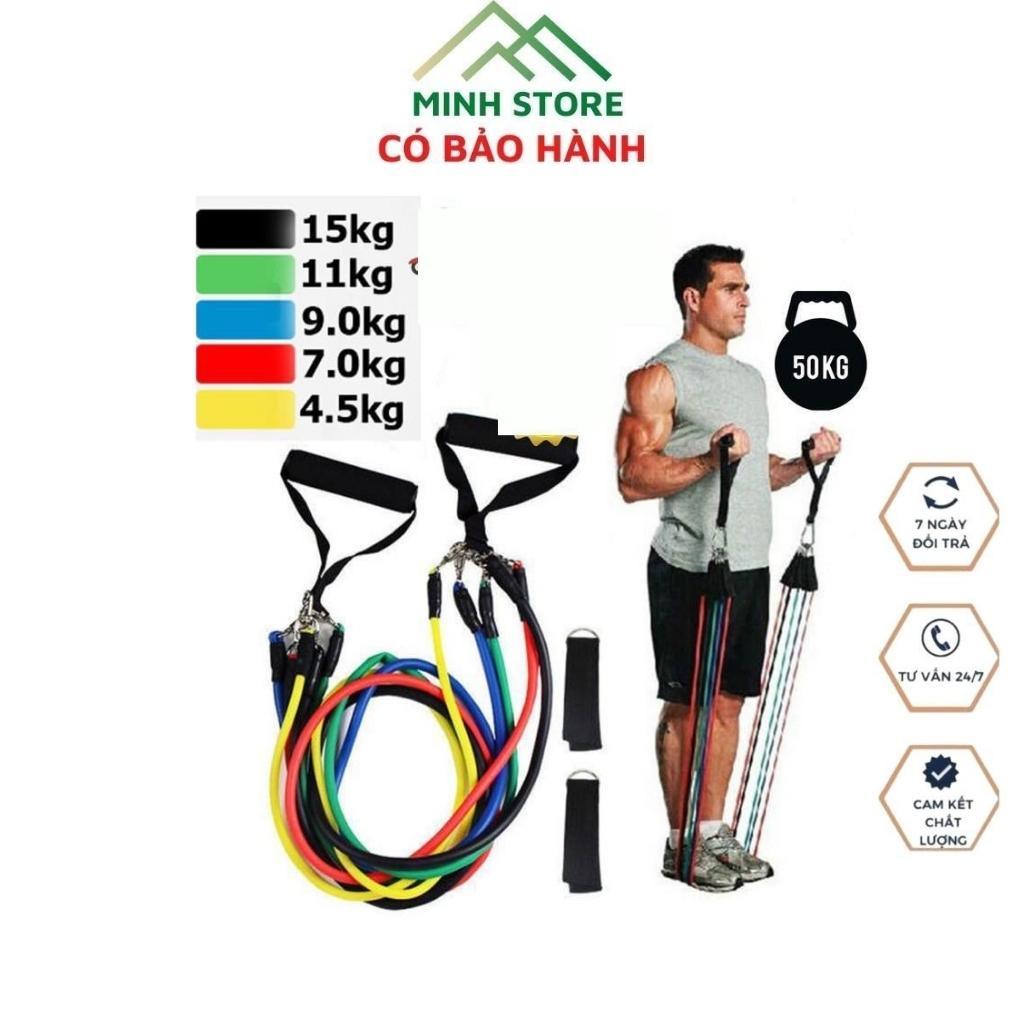 Dây Kéo Ngũ Sắc Đàn Hồi Tập Thể Dục Cao Cấp