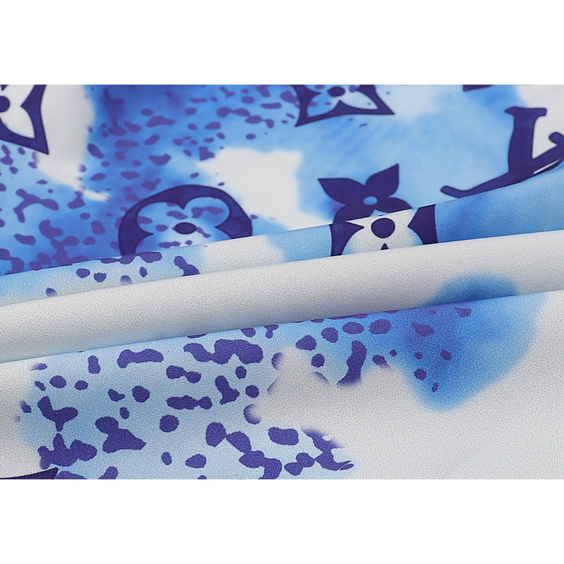 Lv Áo Thun cotton Ngắn Tay In Họa Tiết Thời Trang Cho Nam Nữ