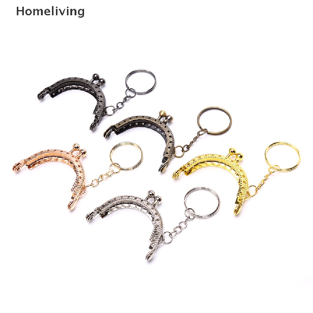 1 Khung Kim Loại 5cm Làm Ví / Móc Khóa DIY Tiện Dụng