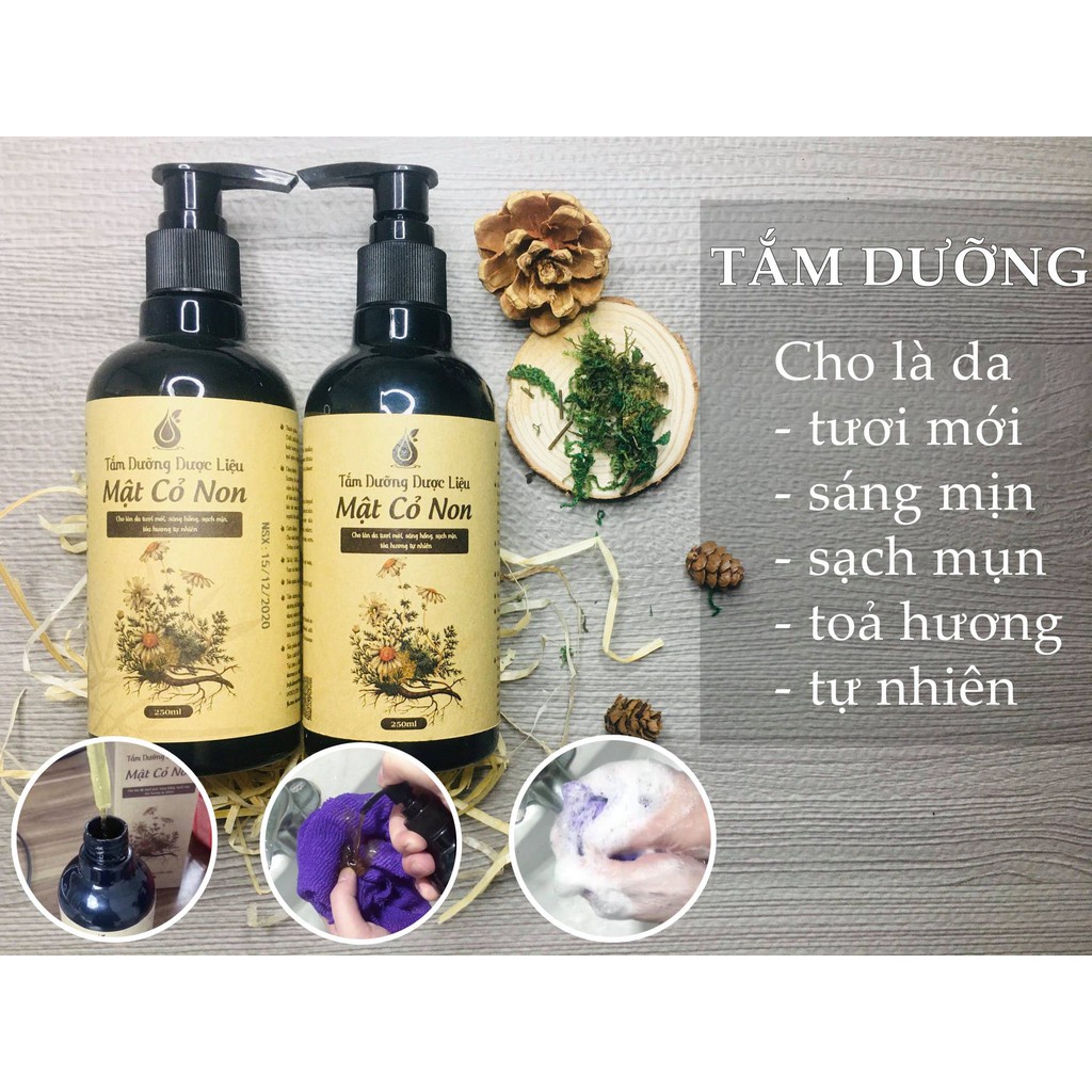 [CHÍNH HÃNG] Tắm Dưỡng Dược Liệu Mật Cỏ Non Độc Mộc Sinh Dược -  MẸ BẦU và SAU SINH ĐẸP DA RẺ , KHỎE THÂN