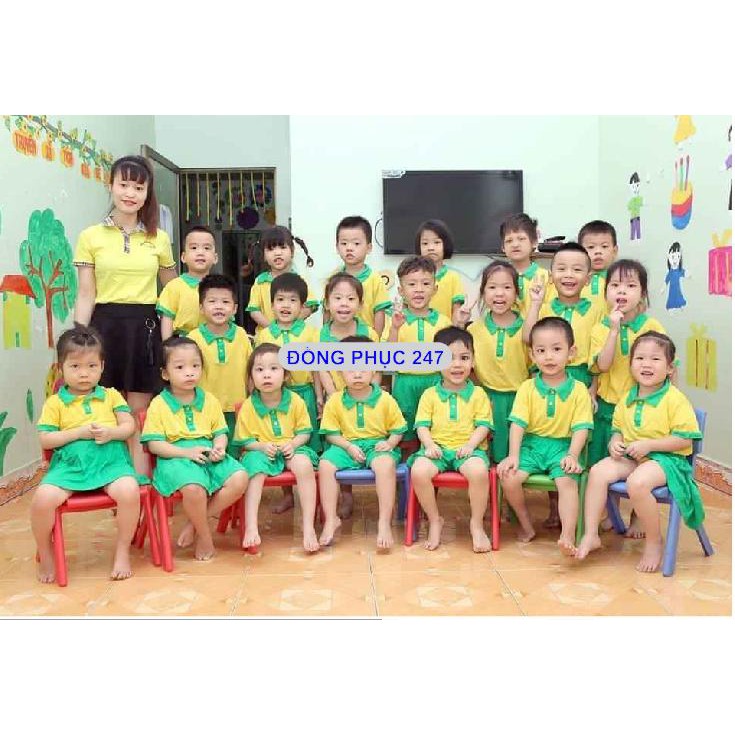 Đồng Phục Thun Mẫu Giáo - Học Sinh - Đồng Phục Theo Yêu Cầu