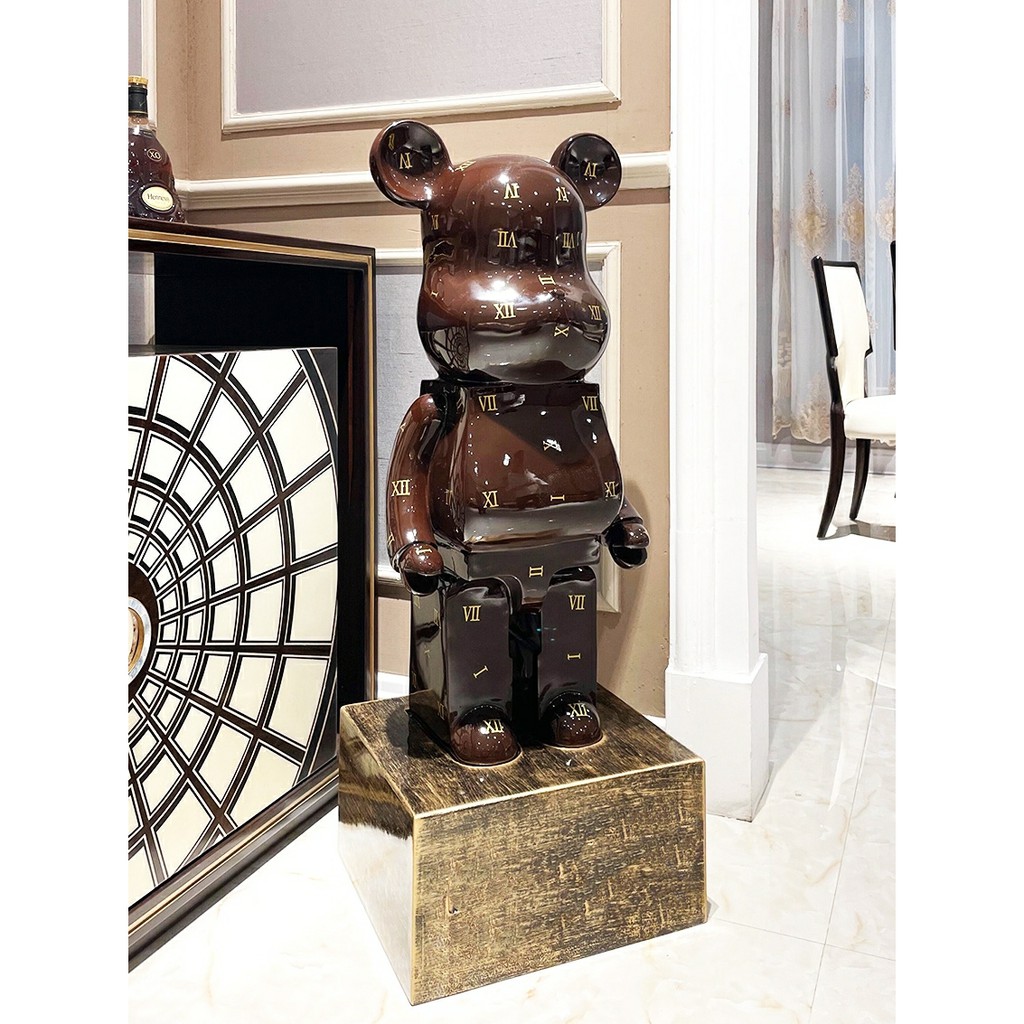 [HÀNG CÓ SẴN - VOUCHER 100K] Bearbrick size80 - Đồ chơi sưu tầm, tượng gấu Bear cao cấp sáng tạo trang trí phòng khách