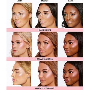 Phấn băt sáng Too Faced Diamond Fire tone trắng hộp mini sample mẫu thử siêu sáng