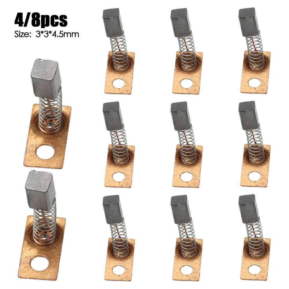 Bộ 4 / 8 Mũi Khoan Mini 3 * 3 * 4.5mm Chất Liệu Carbon Tiện Dụng