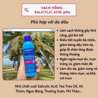 Toner Compliment No Problem làm sạch, kiềm dầu, ngừa mụn