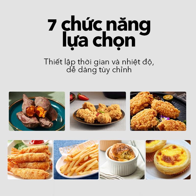 Nồi Chiên Không Dầu Cảm Ứng Samono SW-AFBE04 4L 4 Lít 7 Chế Độ Nấu - Hàng Chính Hãng (Bảo Hành 12 Tháng)