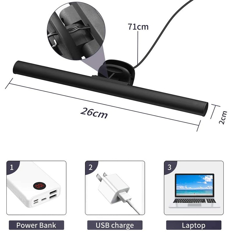 Thanh Đèn Led Chiếu Sáng Màn Hình Máy Tính / Usb Cho Laptop / Văn Phòng (O4) | BigBuy360 - bigbuy360.vn