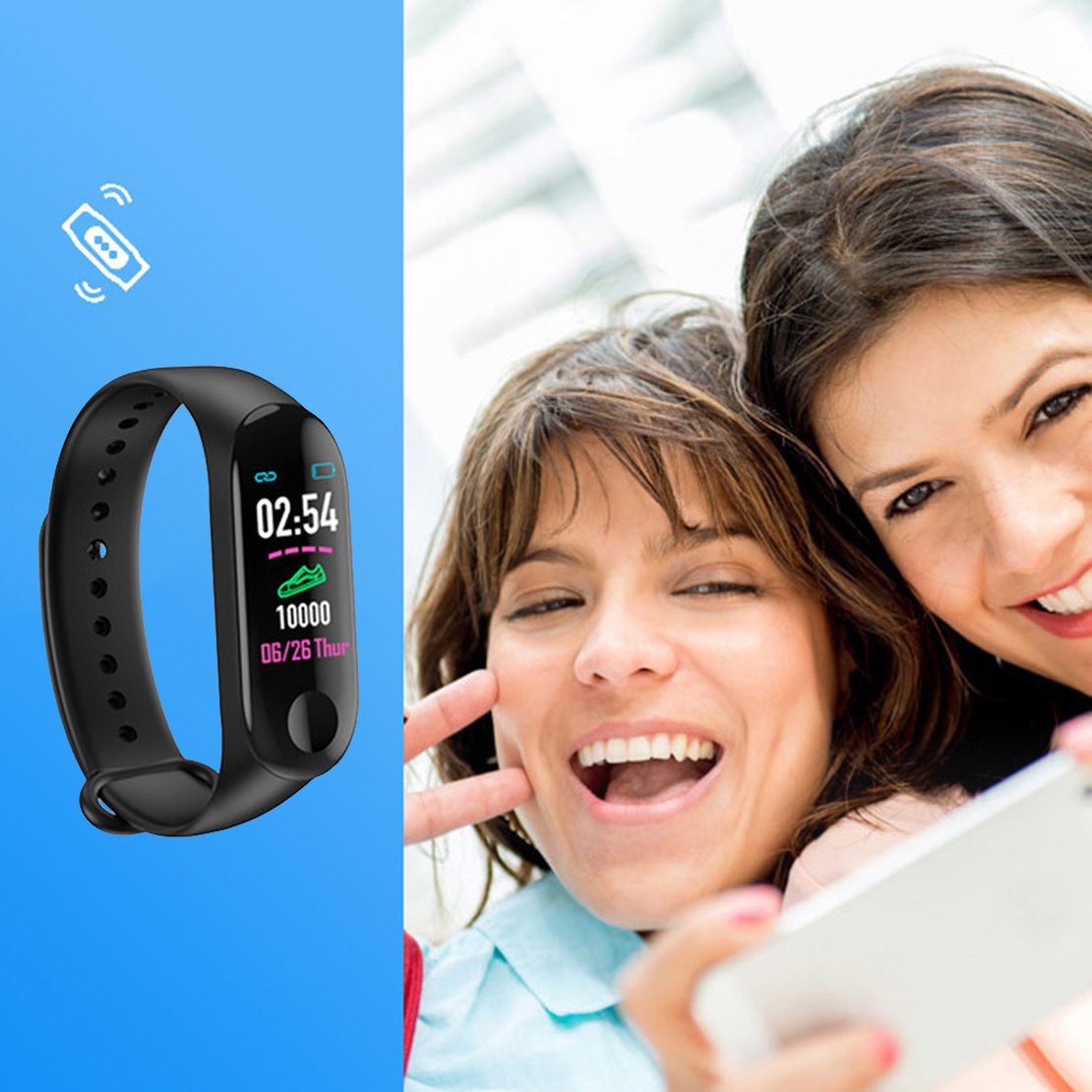 Vòng Đeo Tay Thông Minh 99for Xiaomi Mi Band 3