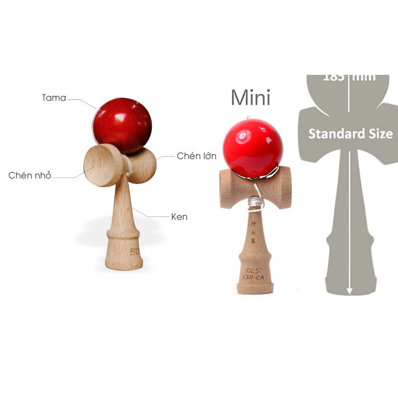 Đồ chơi gỗ - Trò chơi Kendama WinWinToys 69492