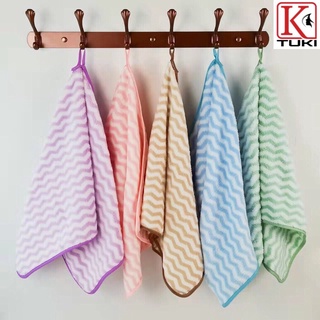 [Kẻ sọc] Khăn mặt xuất Hàn, kích thước 50x30cm - siêu mềm mịn, siêu thấm hút