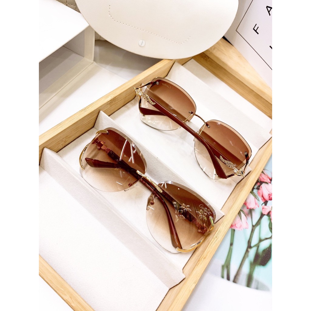 Kính mát nữ A2067 😎 TẶNG KÍNH GM 😎 kính thời trang nữ – kính chống tia uv | BigBuy360 - bigbuy360.vn