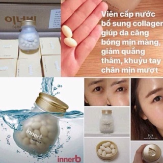 Viên cấp nước và Collagen Innerb Aqua Rich Hàng Quốc