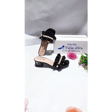 Ảnh thật giày cao gót,sandal size nhỏ 33 đến 44 cao 5p