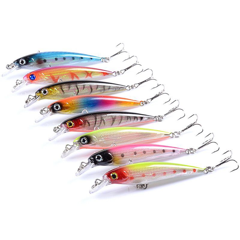Mồi giả thú hút câu cá 8 màu kích thước 8.5cm / 7.2g