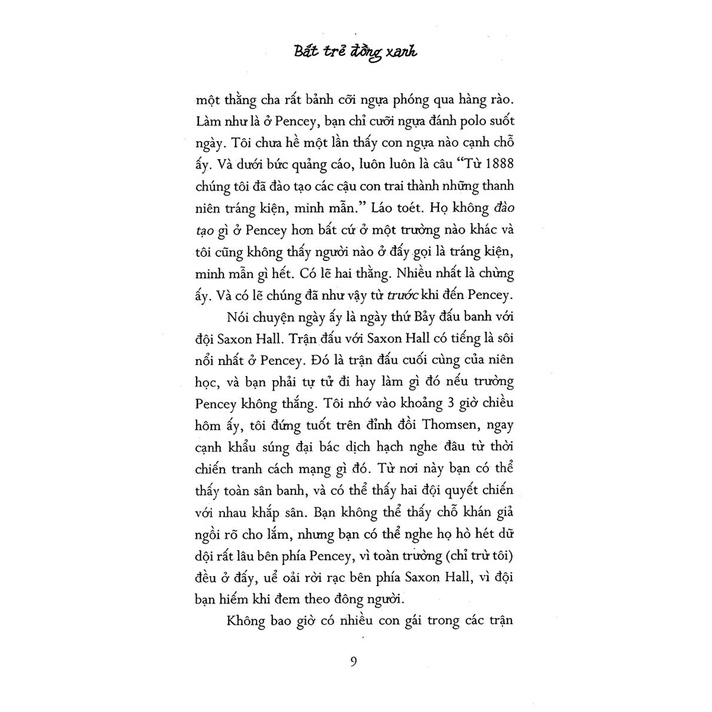 Sách - Bắt Trẻ Đồng Xanh
