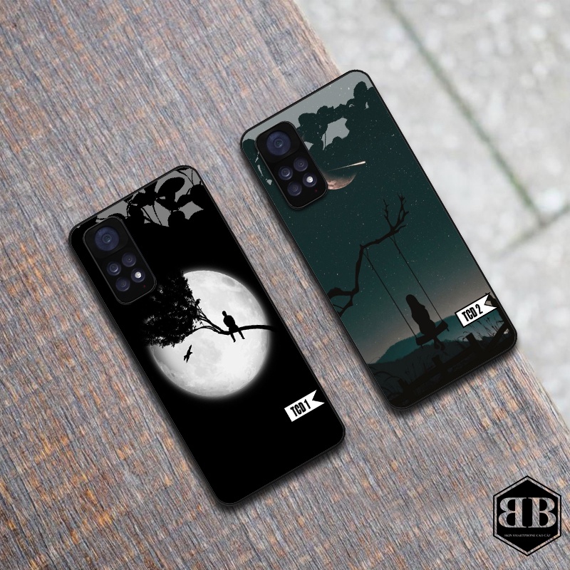 Ốp lưng kính cường lực Xiaomi Redmi Note 11 4G / Redmi Note 11S hình in theo yêu cầu
