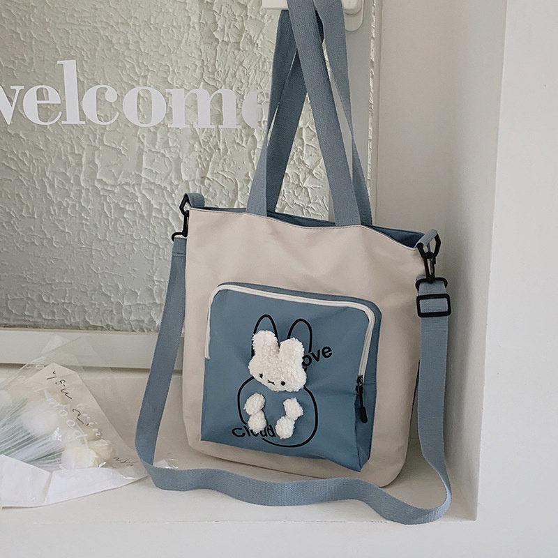 Túi Xách Canvas Cỡ Lớn Thiết Kế Mới Năng Động Thời Trang