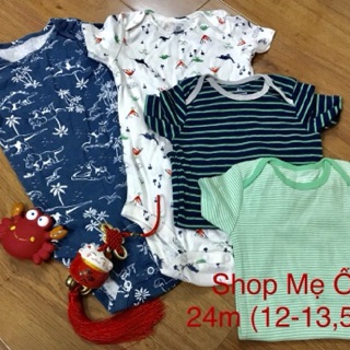 Combo 6 bodysuit cho bé 3-24m