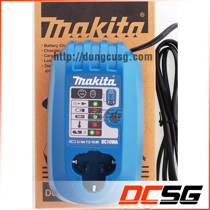 Bộ sạc pin 7.2V-10.8V DC10WA Makita 194588-1
