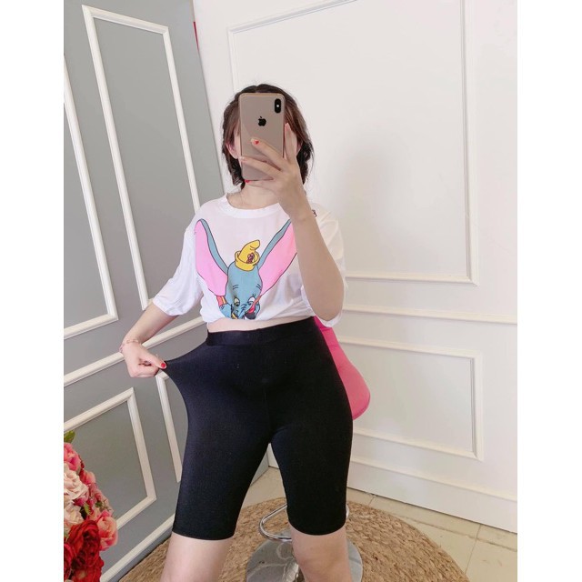 QUẦN LEGGING LỬNG NGỐ BASIC