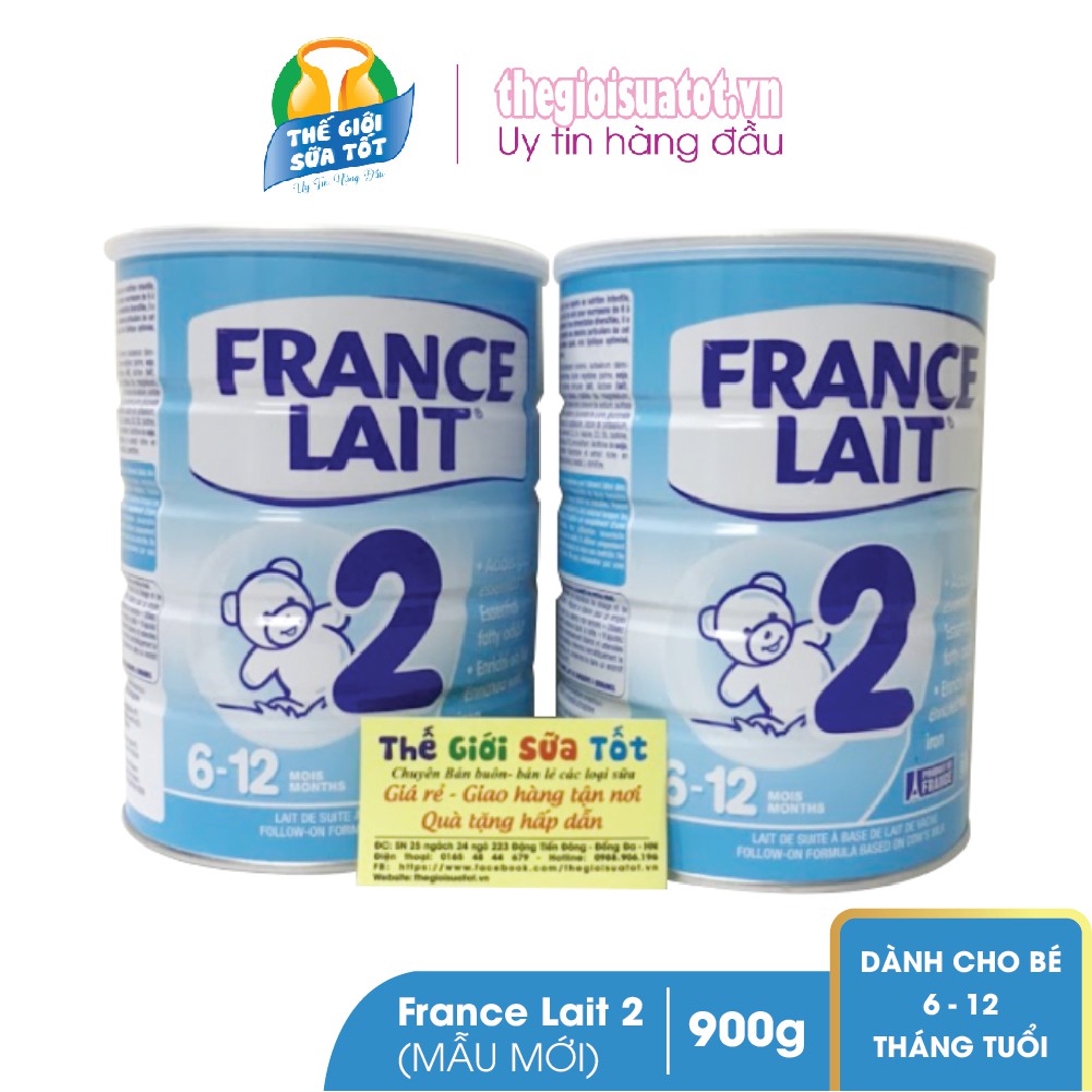 Sữa bột France Lait 2 KL - 900g