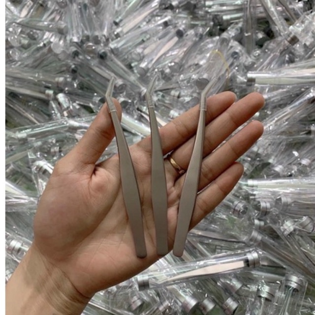 Nhíp nối mi classic, nhíp bạc nối mi sợi