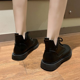 Giày Bốt Martin Nữ Cổ Cao 2020