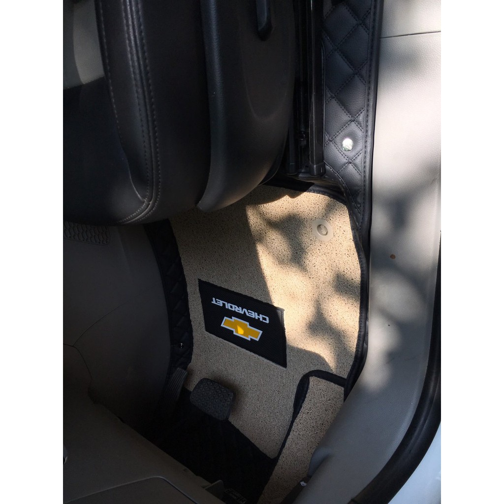 Thảm lót sàn ô tô 5D,6D Chevrolet Orlando - Thảm xe 7 chỗ - Thảm da + Rối chống bẩn, Sạch - Sang - Bền - Giá tốt nhất