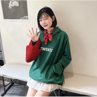 Áo hoodie TWENTI nỉ in basic