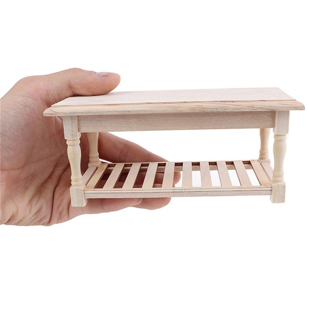 Mô Hình Bàn Gỗ Mini Trang Trí Nội Thất