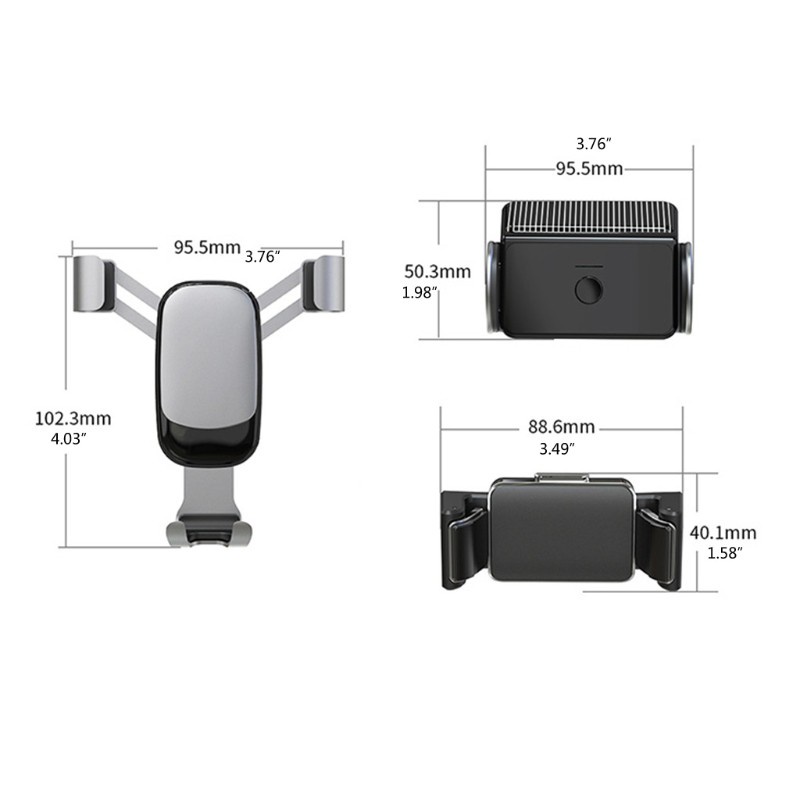 SUN Free-hands Air Outlet Phone Bracket for Model3/Y Cell Phone Automobile Cradles