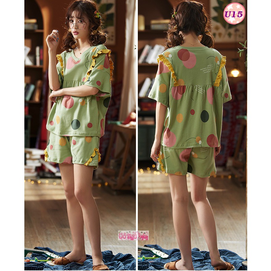 Bộ Ngủ đùi thun cotton U2 | BigBuy360 - bigbuy360.vn