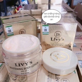 [Sỉ 10 Hộp] Kem Body LyVy's Thái Lan Trắng Da, Chống Nắng SPF 45++ Chính Hãng