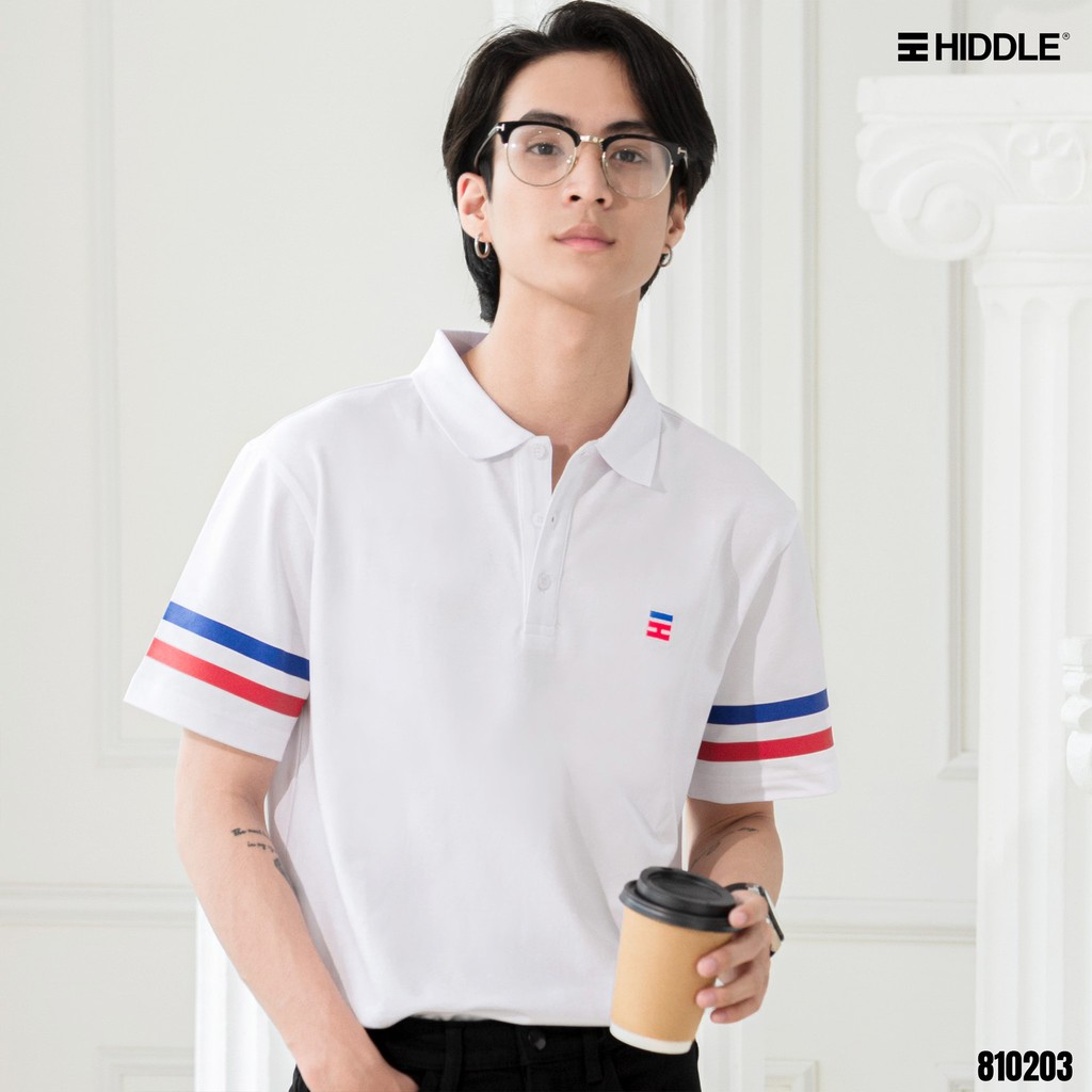 Áo thun POLO nam cổ bẻ BASIC vải cá sấu Cotton trẻ trung HIDDLE 810203