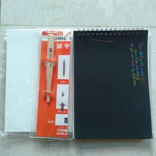 màu nước pocket, cọ vẽ, giấy vẽ( pass)